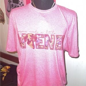 Pink Graphic Short Sleeve Tee